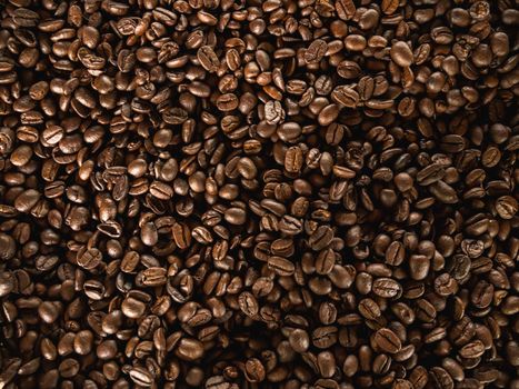 close up of coffee beans background