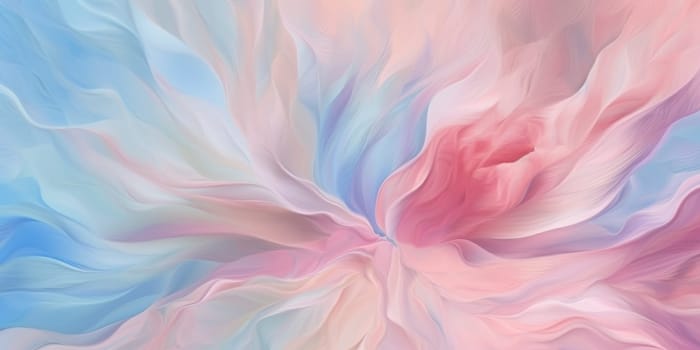 Beautiful abstract pink blue pastel impressionistic floral design background. beautiful Generative AI AIG32