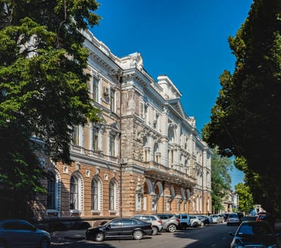 Odessa, Ukraine 22.06.2023. Historical building of the Odessa Main Post Office, on a sunny summer day