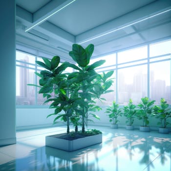 Plants in the laboratory of the future. Eco-Engineering Concept