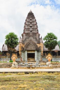 Ancient buddhist khmer temple in Angkor Wat complex, Cambodia