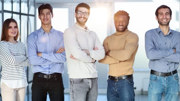 Group of business people in a conference center