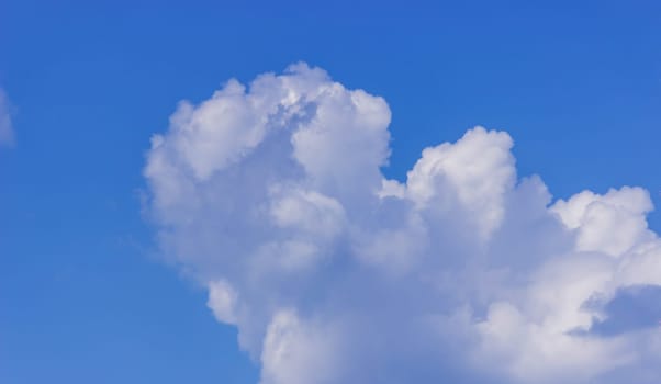Summer blue sky cloud gradient light white background. Selective focus