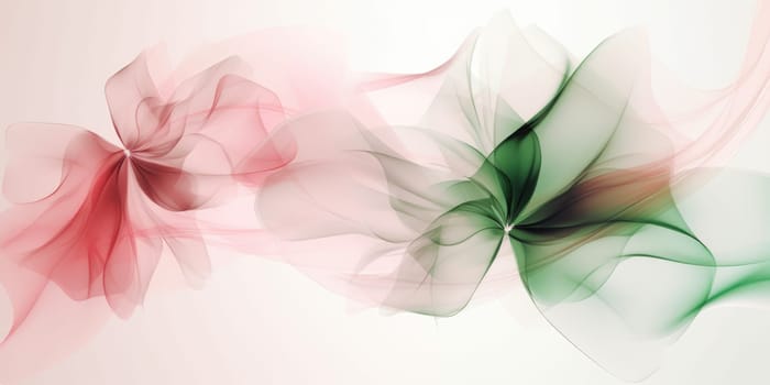 Beautiful abstract pink and green transparent floral design background. beautiful Generative AI AIG32