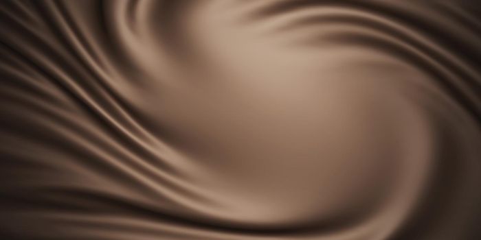 Brown fabric background with copy space 3D render