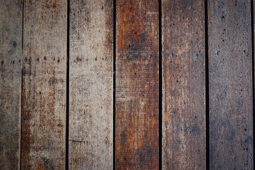 close up of wall made of wooden