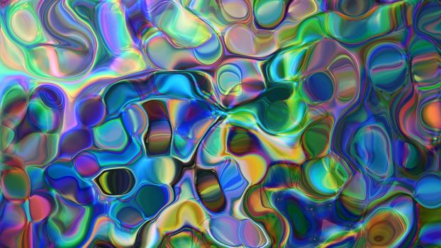 Abstract textured mosaic Iridescent background.