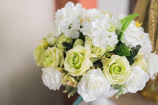 White flowers wedding