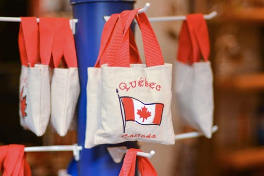 Bag souvenir of Quebec in Canada