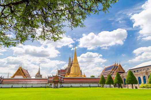 Wat Phra Kaeo, Temple of the Emerald Buddha,Bangkok Thailand.