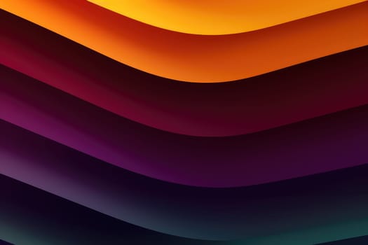 Colorful minimalism. Colorful lines minimal abstract design, AI Generated.