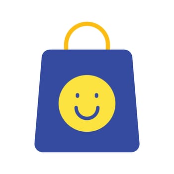 Shopping Bag Icon image. Suitable for mobile application.