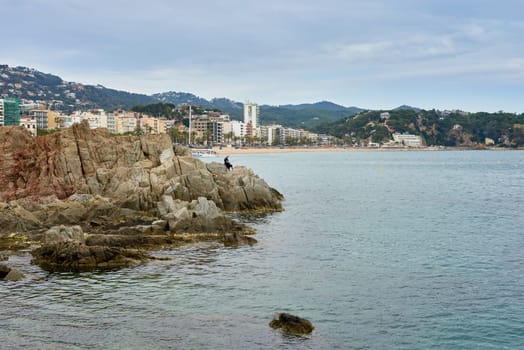 Platja d'Aro Beach in Costa Brava, Catalonia
