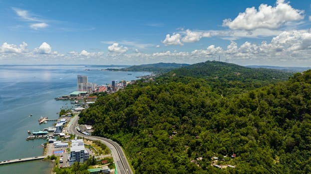 City of Sandakan capital of the Sandakan District in Sabah, Malaysia.