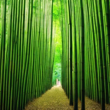 Bamboo forest. Image created by AI