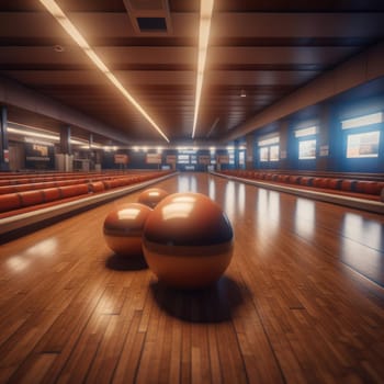 bowling. Image created by AI