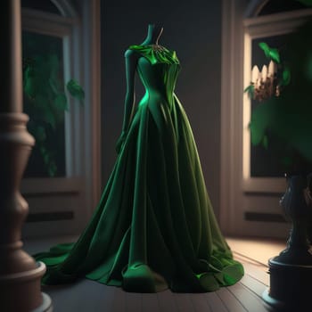 green dress. Image created by AI