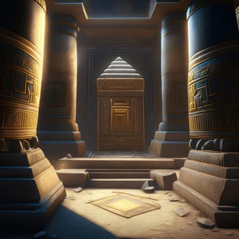 Pharaoh's Tomb. Image created by AI