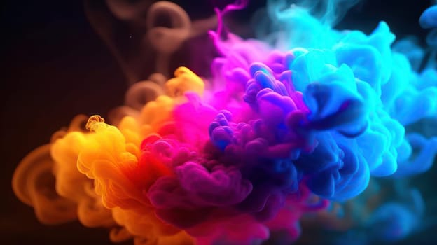 Beautiful smoke. Image created by AI