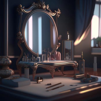 Dressing table. Image created by AI