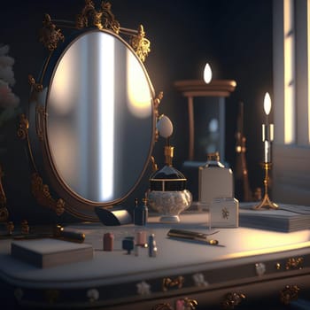 Dressing table. Image created by AI