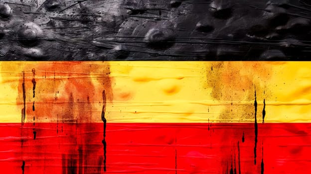 creative german flag, made with Generative AI.