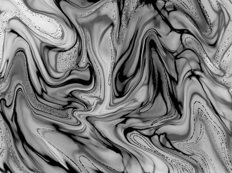 Black and white monochrome marble texture