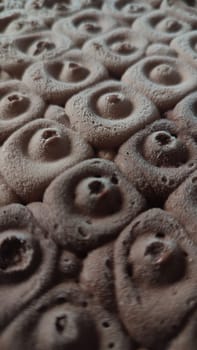 chocolate texture brown ice cream, sweet food dessert. High quality photo