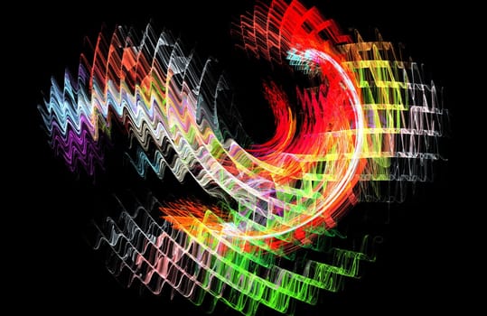 abstract violet background, unique illustration, multicolored fractal composition for graphic and design art projects. . High quality