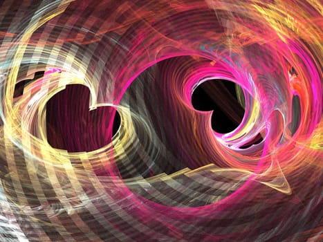Abstract background, colored fantastic texture, unique art illustration, fractal for graphic design projects. High quality illustration.