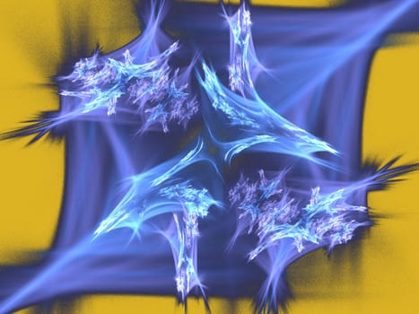 Abstract background, colored fantastic texture, unique art illustration, fractal for graphic design projects. High quality illustration.