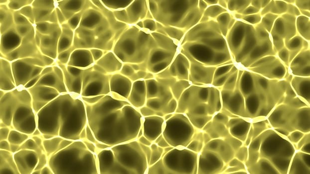 Golden abstract background. texture caustic pattern
