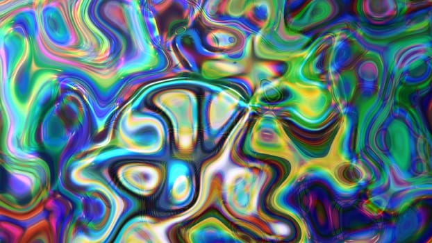 abstract luminous multicolored liquid background.