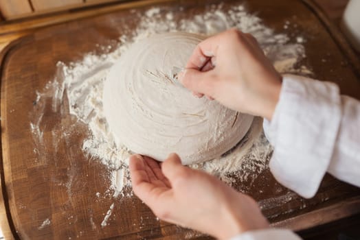 Baking tasty and beautiful handmade bread