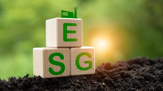 ESG concept for environment, society and governance in sustainable. business responsible environmental.