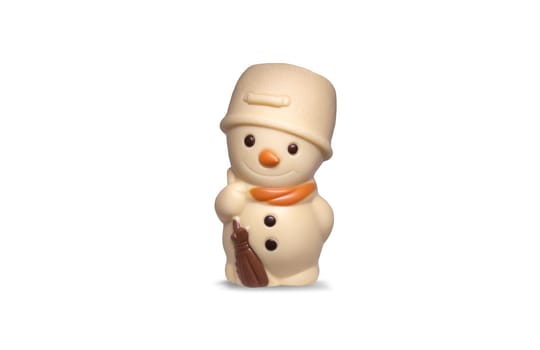 snowman isolated on white background, new year, decoration, toys