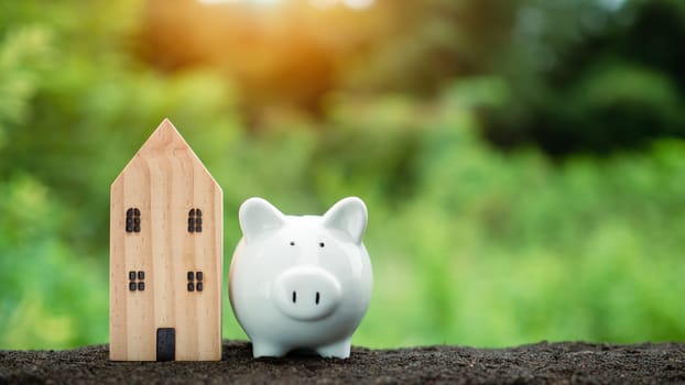 Concept of selling a house. Real estate agent offer house, property insurance and security, affordable housing concepts, home insurance broker agent, salesman person.