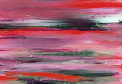 Picturesque Pink green acrylic oil painting texture