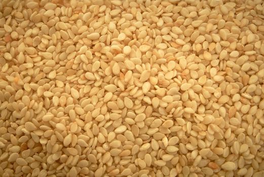 Organic background texture sesame seeds