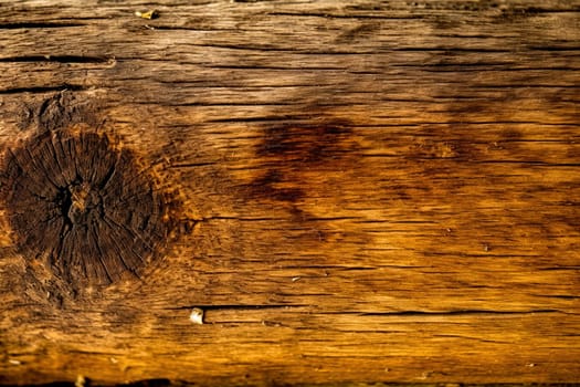 Old cracked oak boards. Wood texture. High quality photo