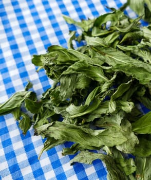 drying mint to add flavor to dishes, dried mint from spice varieties,