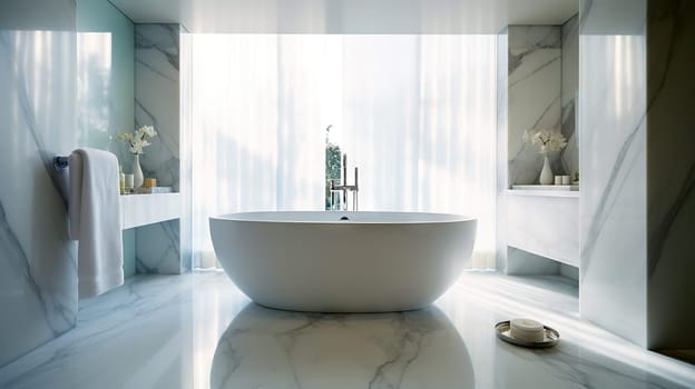 minimalist bathroom, generative AI