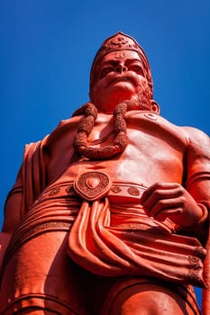 World's tallest statue of Lord Hanuman. Jakhoo Temple, Shimla, Himachal Pradesh, India