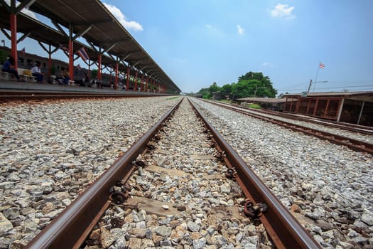 Thailand's railways are used for travel. Transport goods by train route