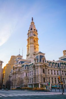 Philadelphia's landmark historic City Hall building