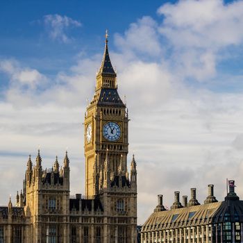 Big Ben and Houses of Parliament in London, UK