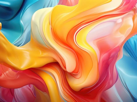 Beautiful background of splashes of multi-colored paint