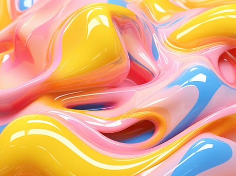 Beautiful background of splashes of multi-colored paint