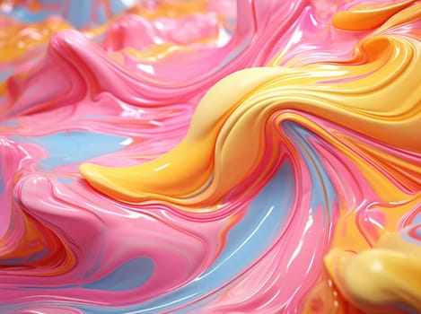 Beautiful background of splashes of multi-colored paint