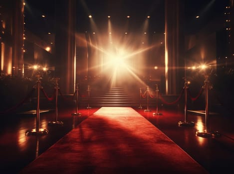 Red carpet for cenomonies without people